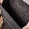 Chaplin Black Leather Laptop Backpack